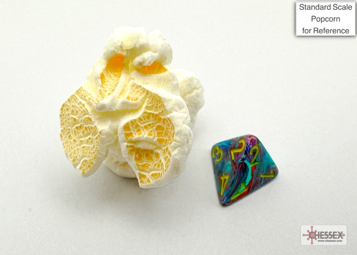 Chessex - Mini Festive Polyhedral 7 Die Set - Mosaic Yellow - 0