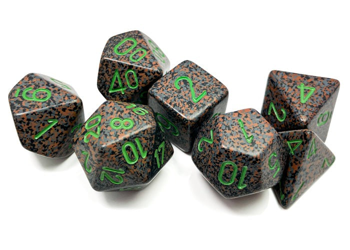Chessex - Speckled Polyhedral 7 Dice Set - Earth