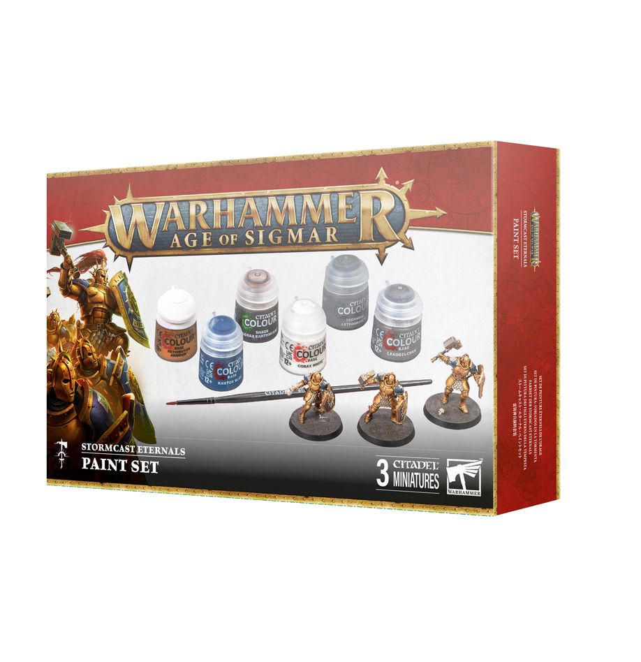 Age of Sigmar Stormcast Eternals & Paint Set