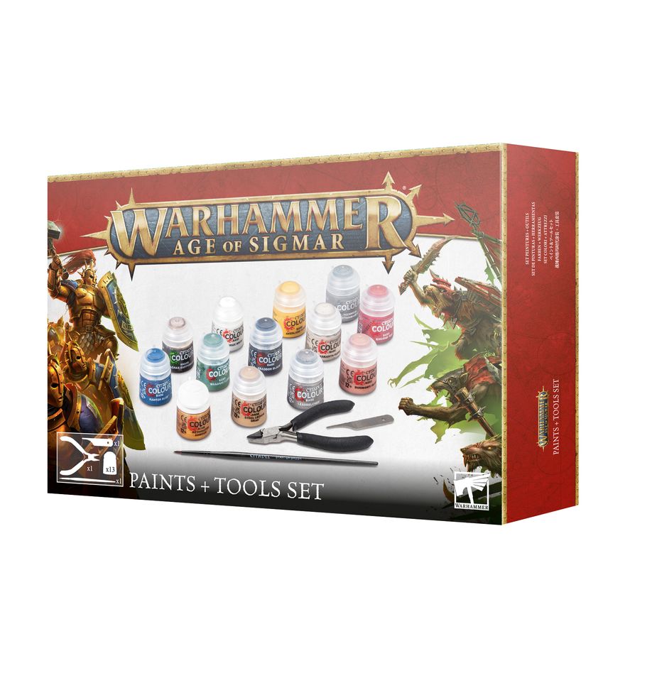 Age of Sigmar Paints & Tools Set