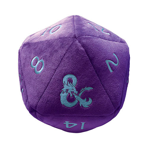 Ultra Pro - Dungeons & Dragons - Jumbo D20 Plush - Phandelver Campaign - Royal Purple and Sky Blue