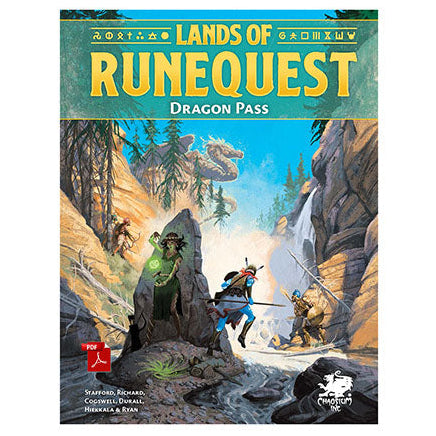 RuneQuest - Lands Of RuneQuest: Dragon Pass (Hardcover)