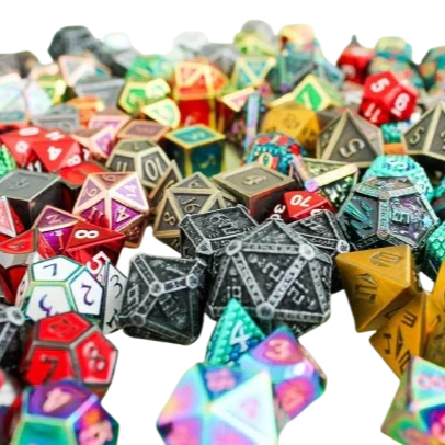 Dice Goblin - Metal Mystery Dice Set - 0