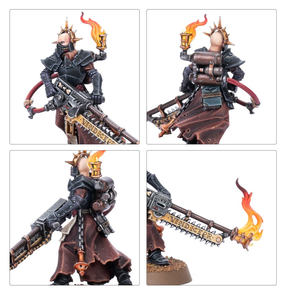 Adepta Sororitas: Ministorum Priest With Vindictor - Release Date 22/6/24 - Loaded Dice