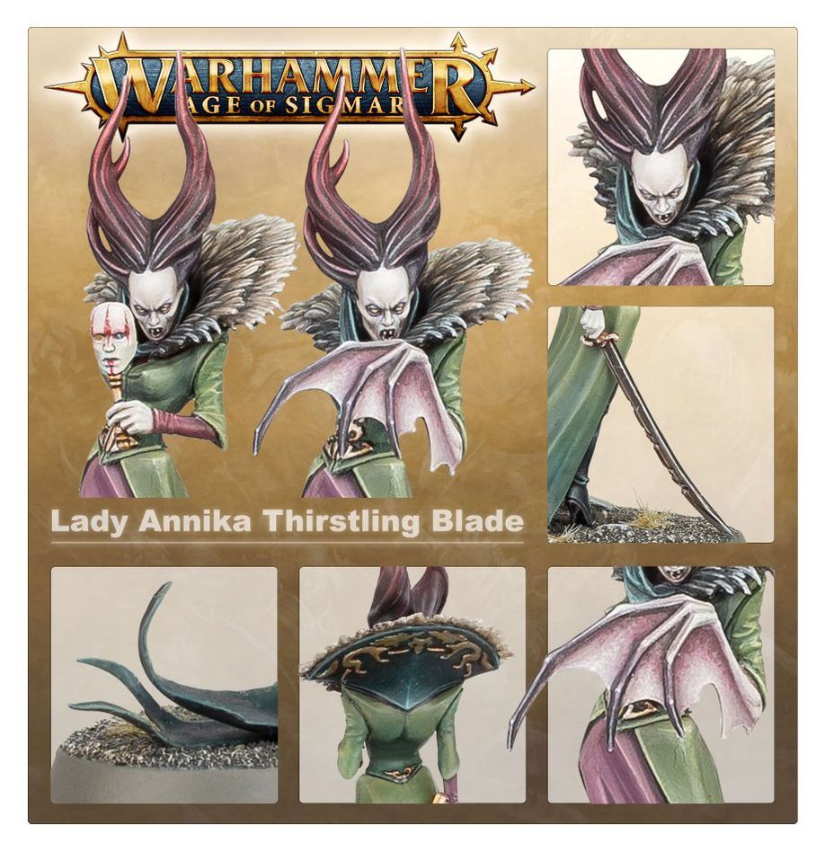 Soulblight Gravelords: Lady Annika the Thirsting Blade