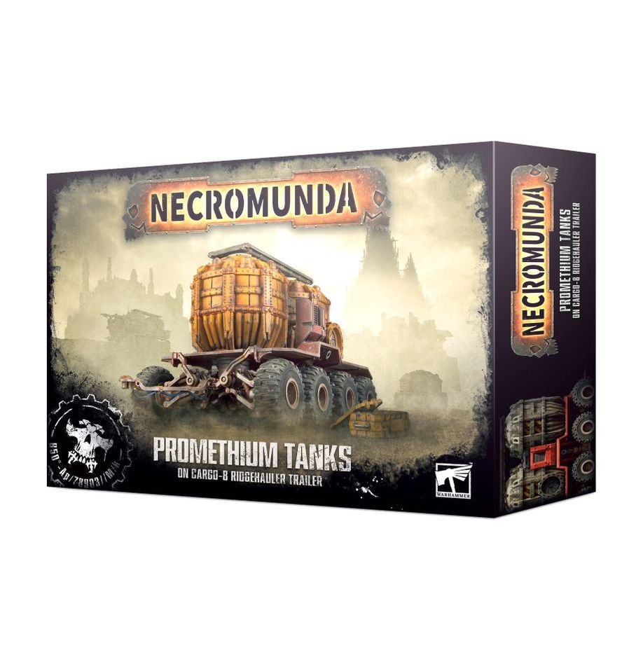 Necromunda: Promethium Tanks on Cargo-8 Ridgehauler Trailer