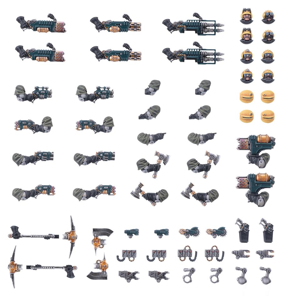 Necromunda: Ironhead Squat Prospectors Weapons & Upgrades - 0