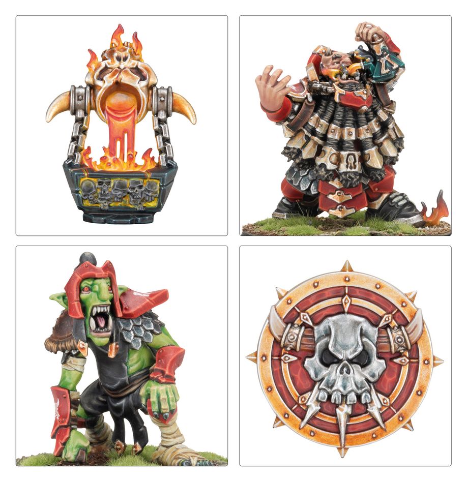 Blood Bowl: Chaos Dwarf Team - The Zharr-Naggrund Ziggurats