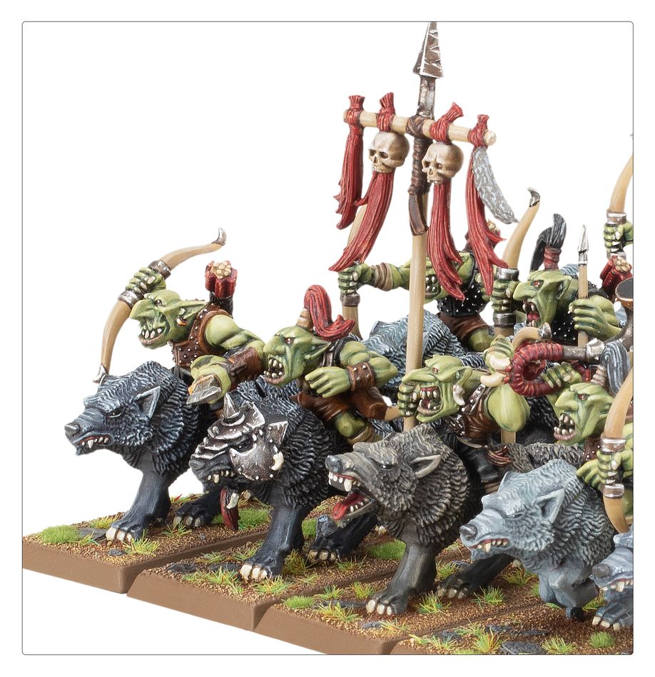 Orc & Goblin Tribes: Goblin Wolf Rider Mob