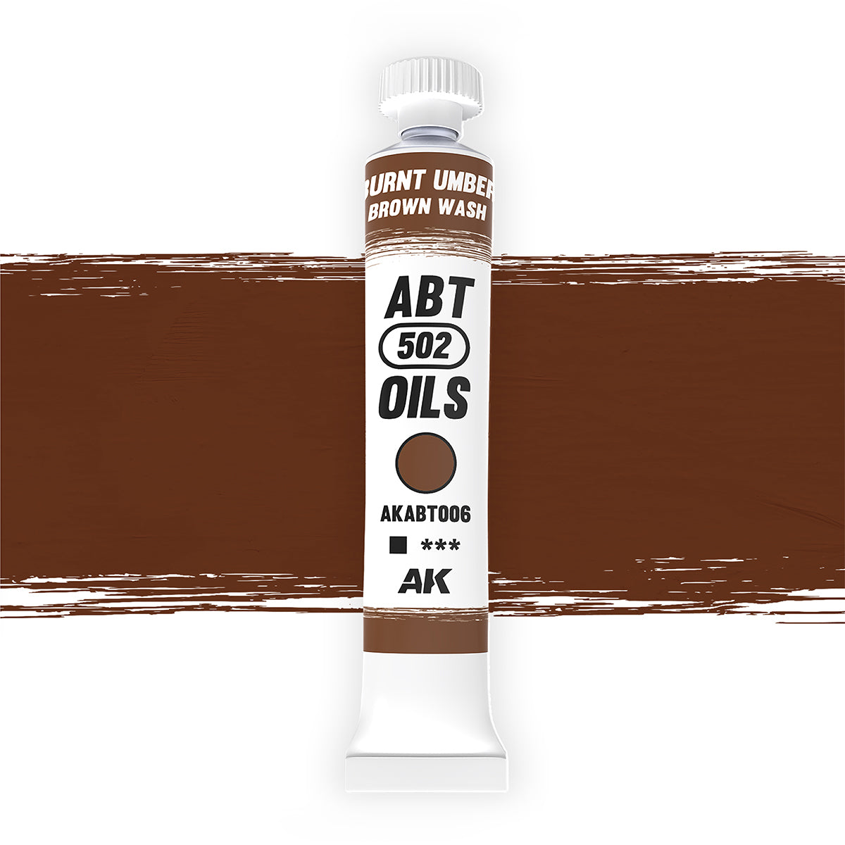 Abteilung 502 Oil Paint - Burnt Umber / Brown wash