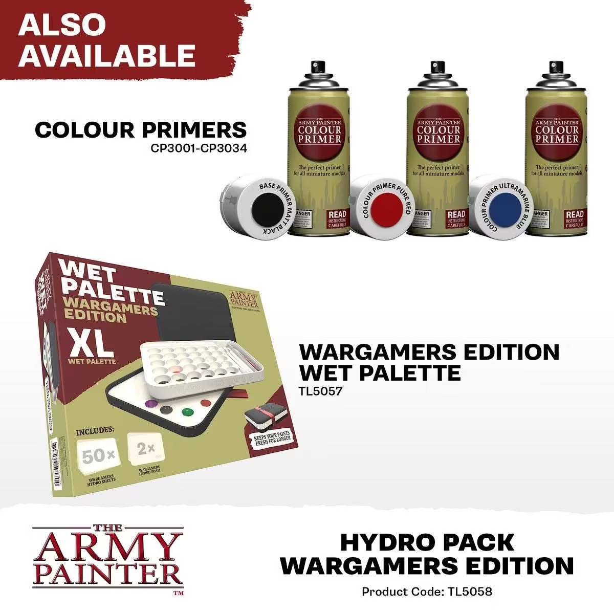 Army Painter Hydro Pack Wargamers Edition (XL Hydro Sheets)