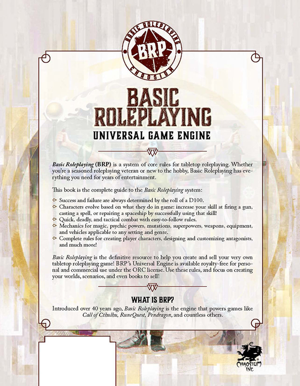 Basic RolePlaying - Universal Game Engine Hardcover - 0