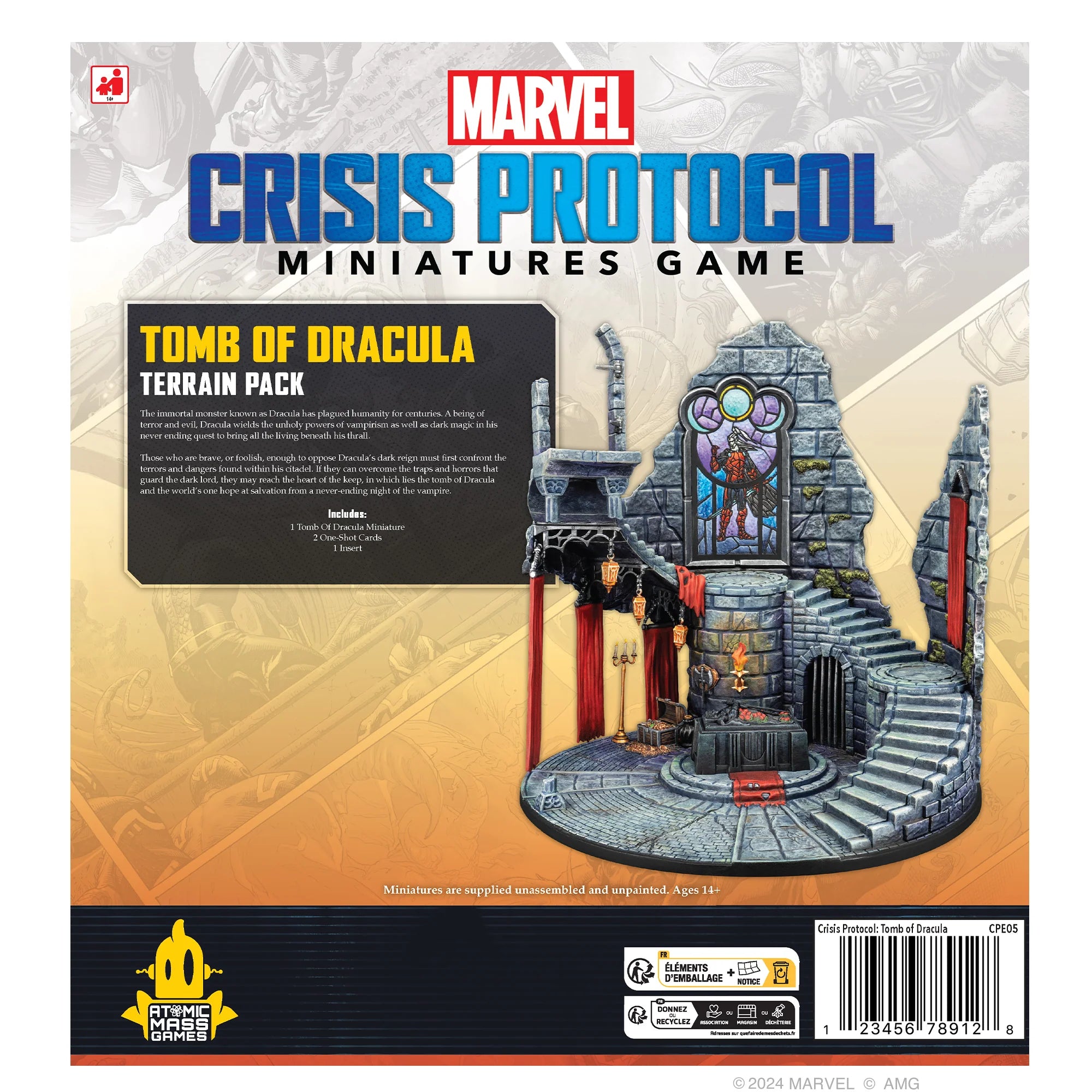 Marvel Crisis Protocol: Tomb of Dracula Terrain Pack  - Release Date 8/11/24 - 0