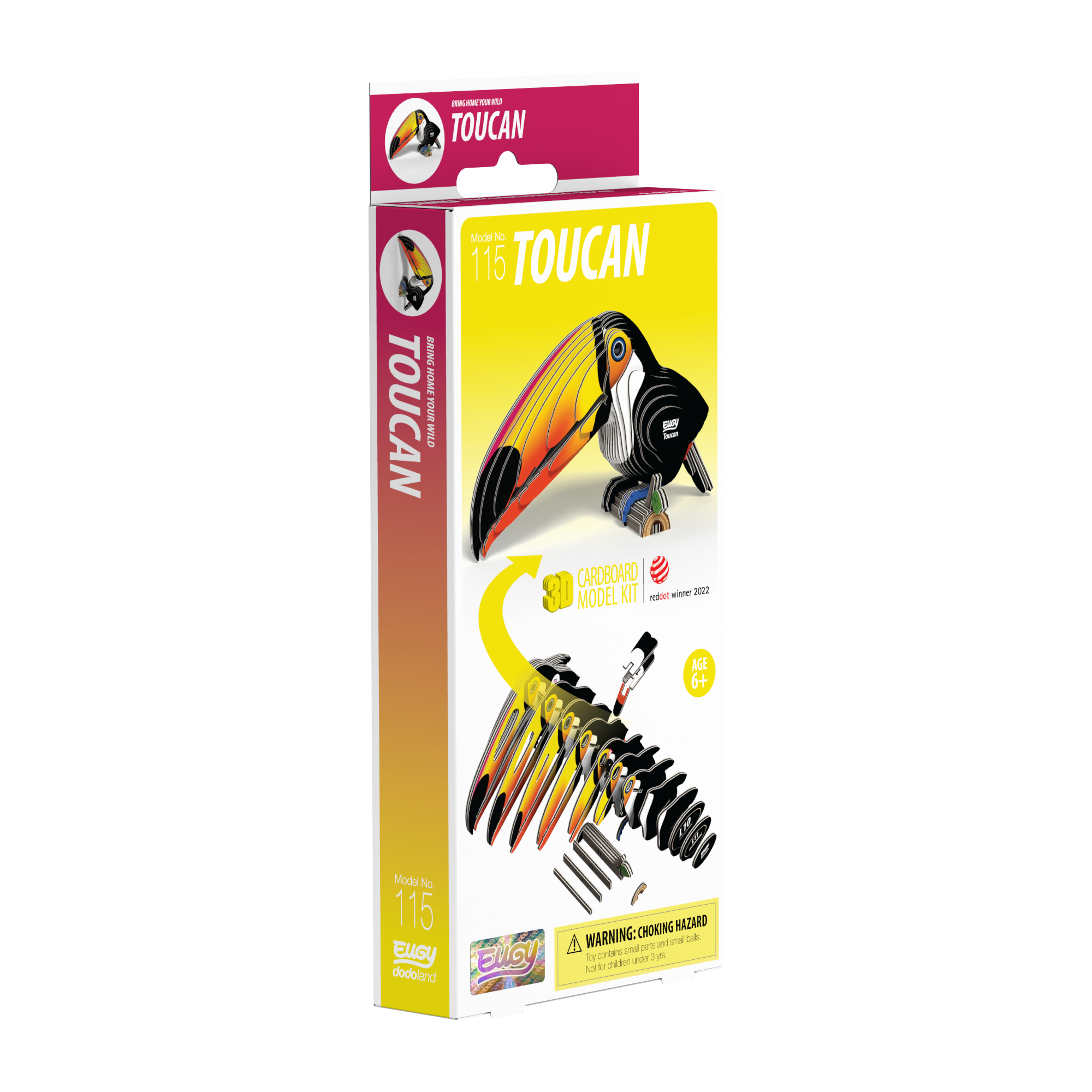 EUGY Toucan - Any 6 for the price of 5 (Add 6 to Basket)