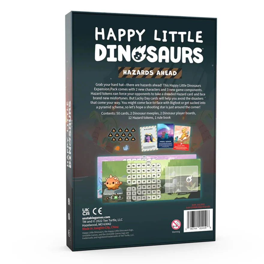 Happy Little Dinosaurs: Hazards Ahead expansion - 0