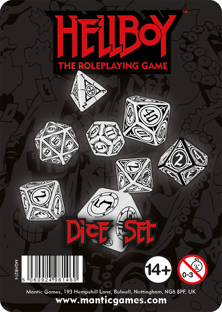 Hellboy: The Roleplaying Game: Dice Set - 0