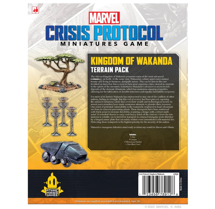 Marvel Crisis Protocol: Kingdom Of Wakanda Terrain Pack - Loaded Dice