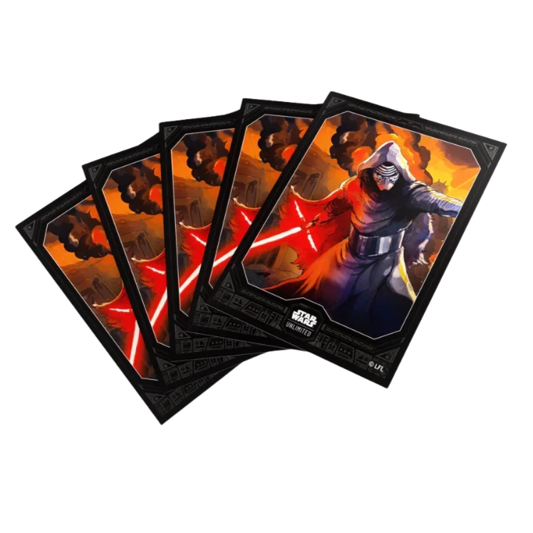 Gamegenic Star Wars: Unlimited Art Sleeves - Kylo Ren - Release Date 5/7/24 - Loaded Dice