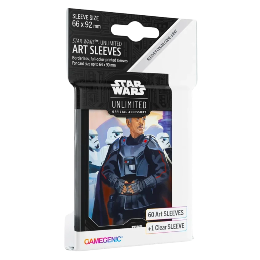 Gamegenic Star Wars: Unlimited Art Sleeves - Moff Gideon - Release Date 5/7/24 - Loaded Dice