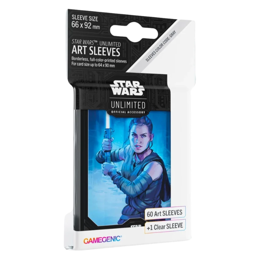 Gamegenic Star Wars: Unlimited Art Sleeves - Rey - Release Date 5/7/24 - Loaded Dice