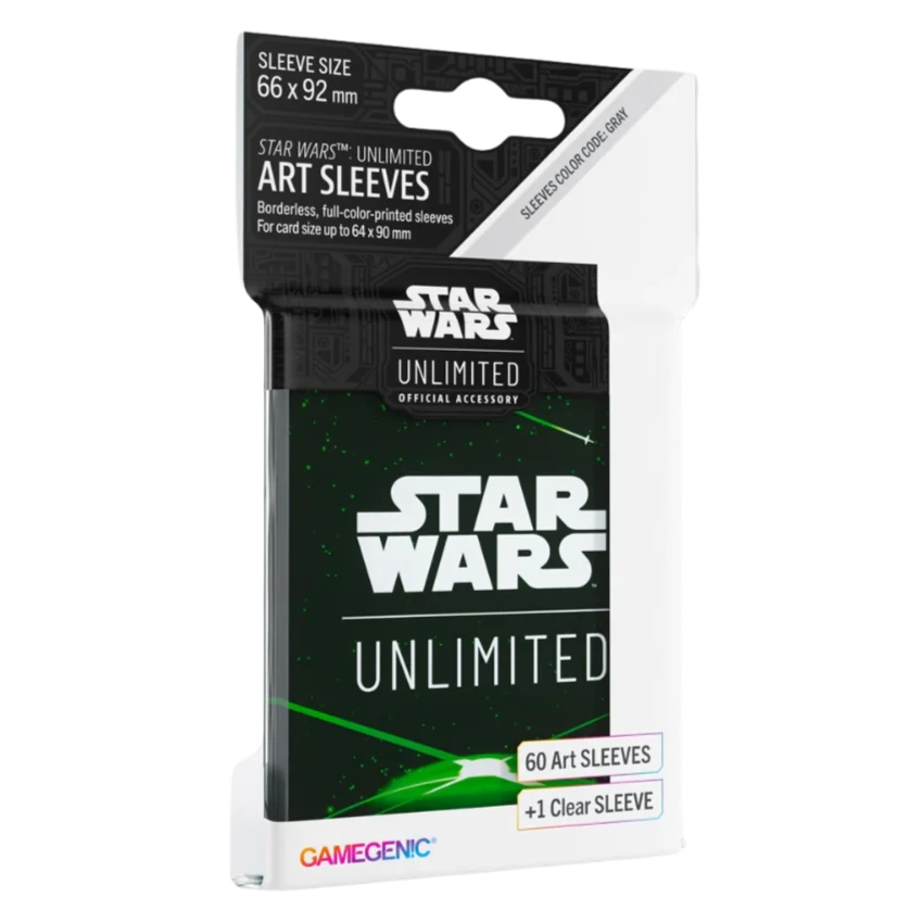 Gamegenic Star Wars: Unlimited Art Sleeves - Space Green - Release Date 5/7/24 - Loaded Dice