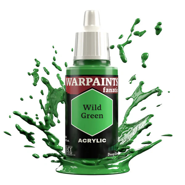 Army Painter Warpaints Fanatic: Wild Green 18ml - Loaded Dice