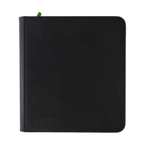 VaultX Exo-Tec Zip Binder - 12 Pocket - Black