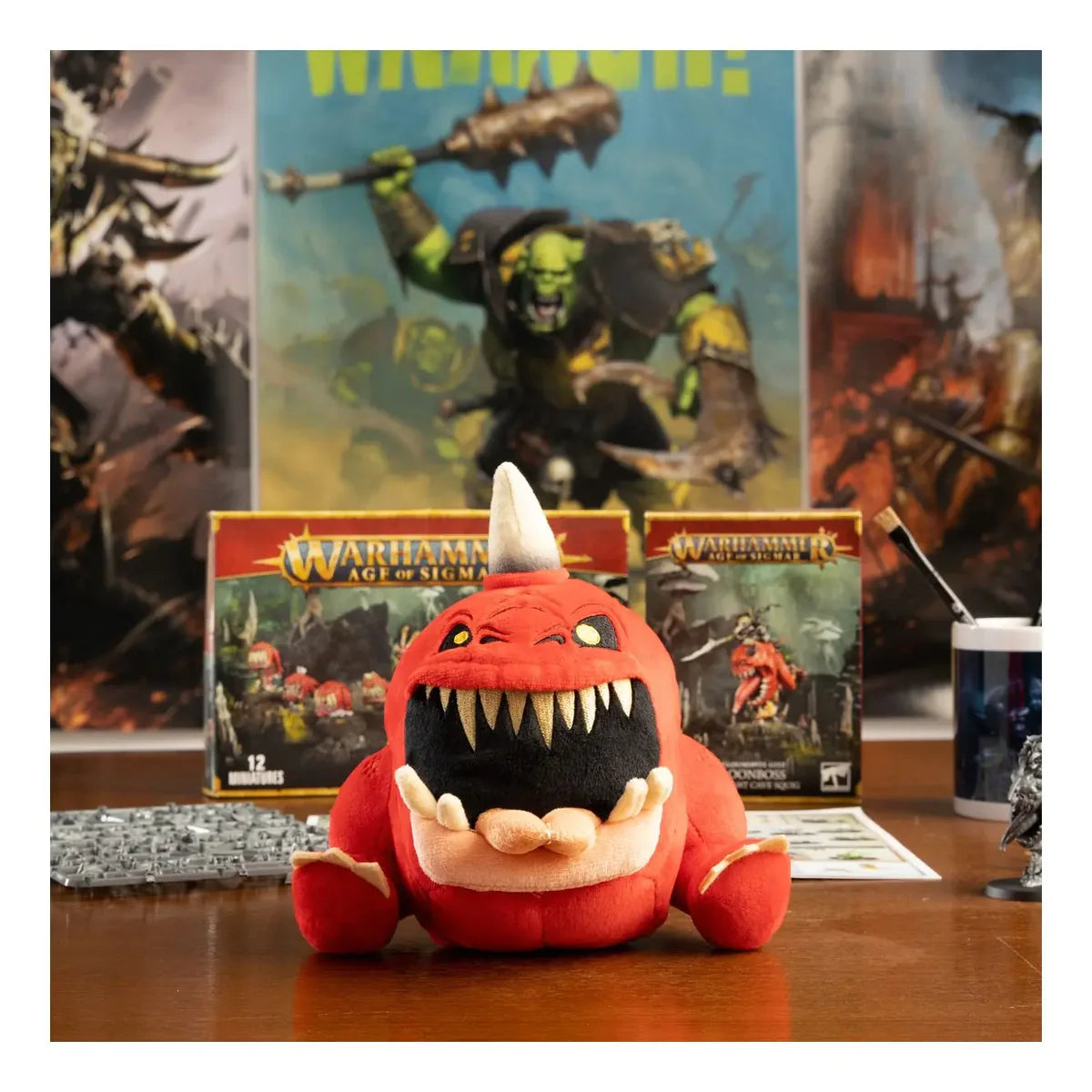 [PRE ORDER] Warhammer Age of Sigmar - Gnasha-Squig Plush - Loaded Dice