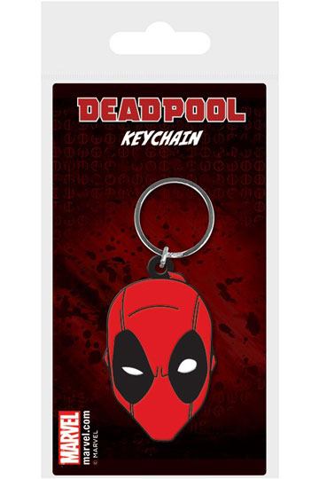 Marvel Comics Rubber Keychain Deadpool Face 6cm - Loaded Dice