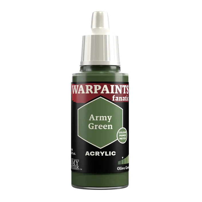 Army Painter Warpaints Fanatic: Army Green 18ml - Loaded Dice