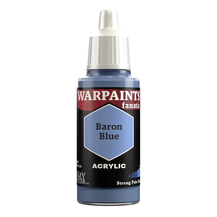 Army Painter Warpaints Fanatic: Baron Blue 18ml - Loaded Dice