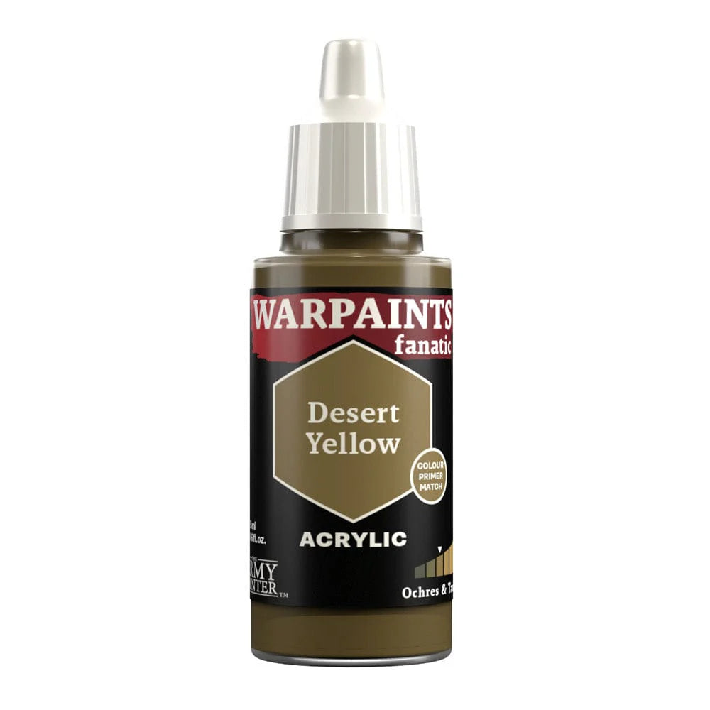 Army Painter Warpaints Fanatic: Desert Yellow 18ml - Loaded Dice