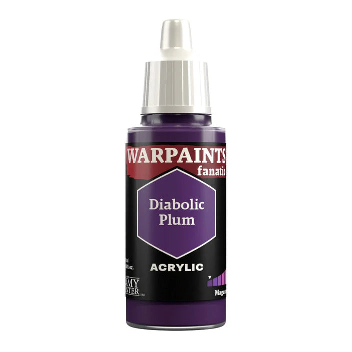 Army Painter Warpaints Fanatic: Diabolic Plum 18ml - Loaded Dice