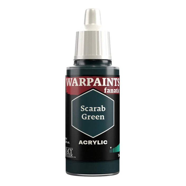 Army Painter Warpaints Fanatic: Scarab Green 18ml - Loaded Dice