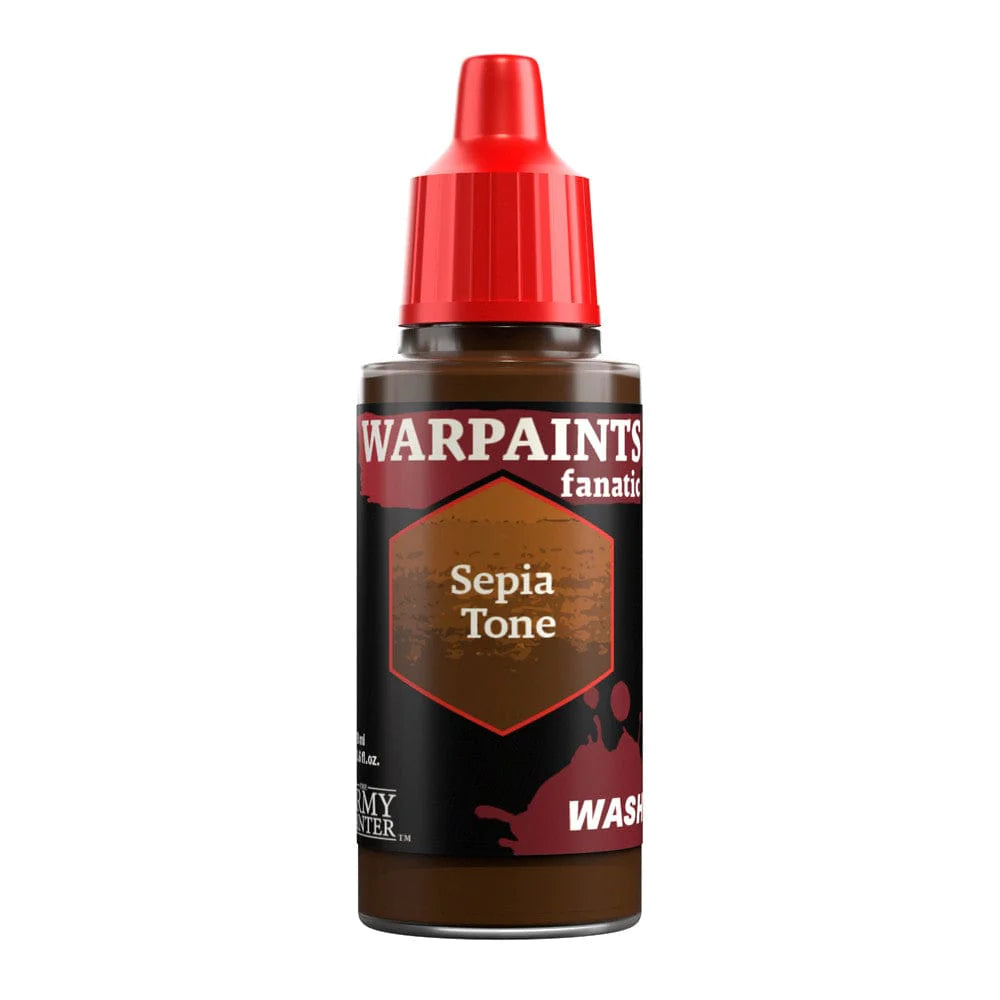 Army Painter Warpaints Fanatic Wash: Sepia Tone 18ml - Loaded Dice