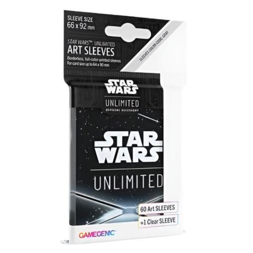 Gamegenic Star Wars: Unlimited Art Sleeves - Card Back Black [PRE ORDER]