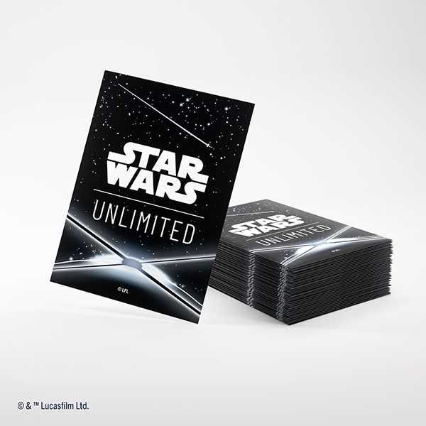 Gamegenic Star Wars: Unlimited Art Sleeves - Card Back Black [PRE ORDER] - 0