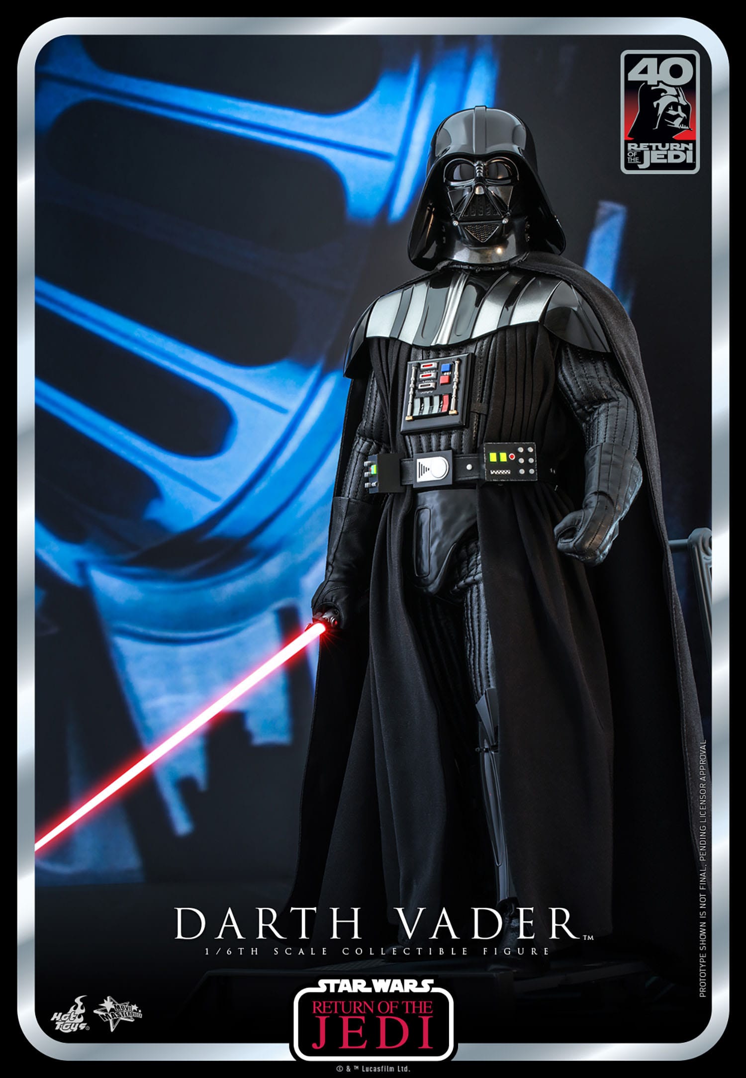 Star Wars: Episode VI 40th Anniversary Action Figure 1/6 Darth Vader 35cm