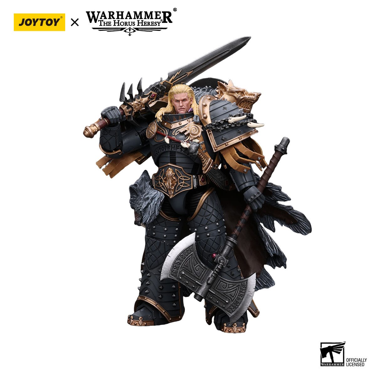 Joy Toy Space Wolves Leman Russ Primarch 12cm - 0