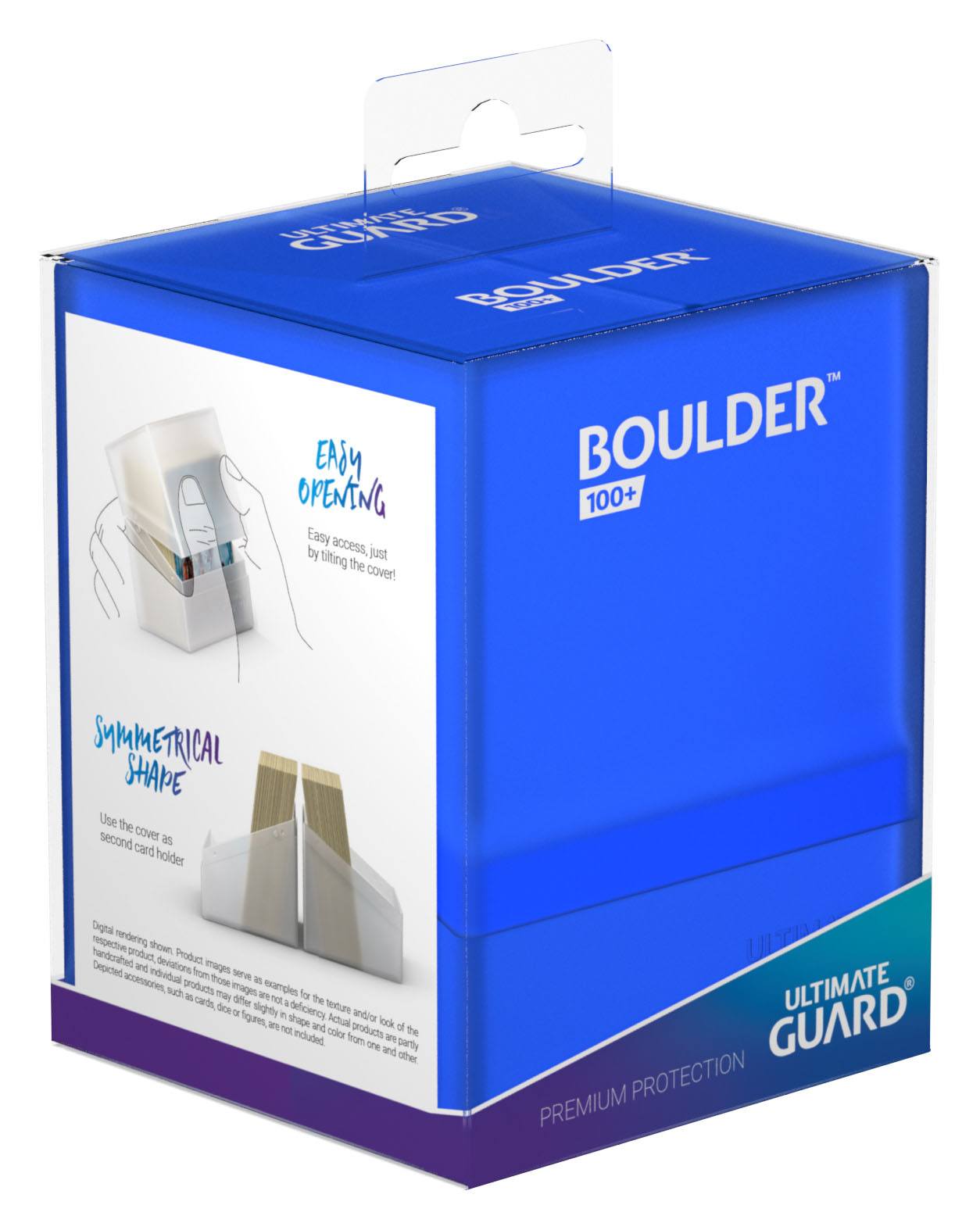 Ultimate Guard Boulder Deck Case 100+ - Sapphire