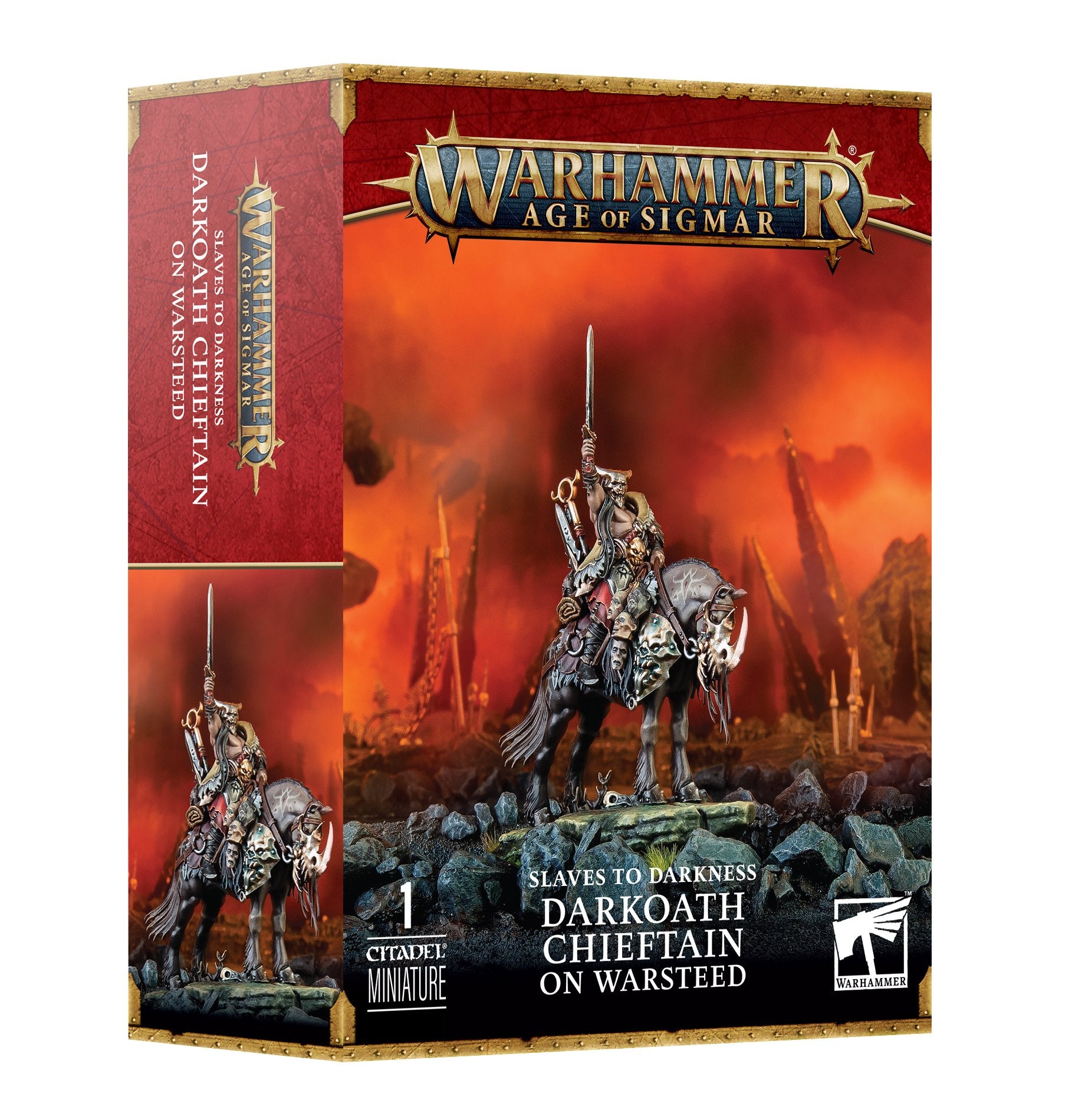 Slaves to Darkness: Darkoath Chieftain on Warsteed - Release Date 7/6/24 - Loaded Dice