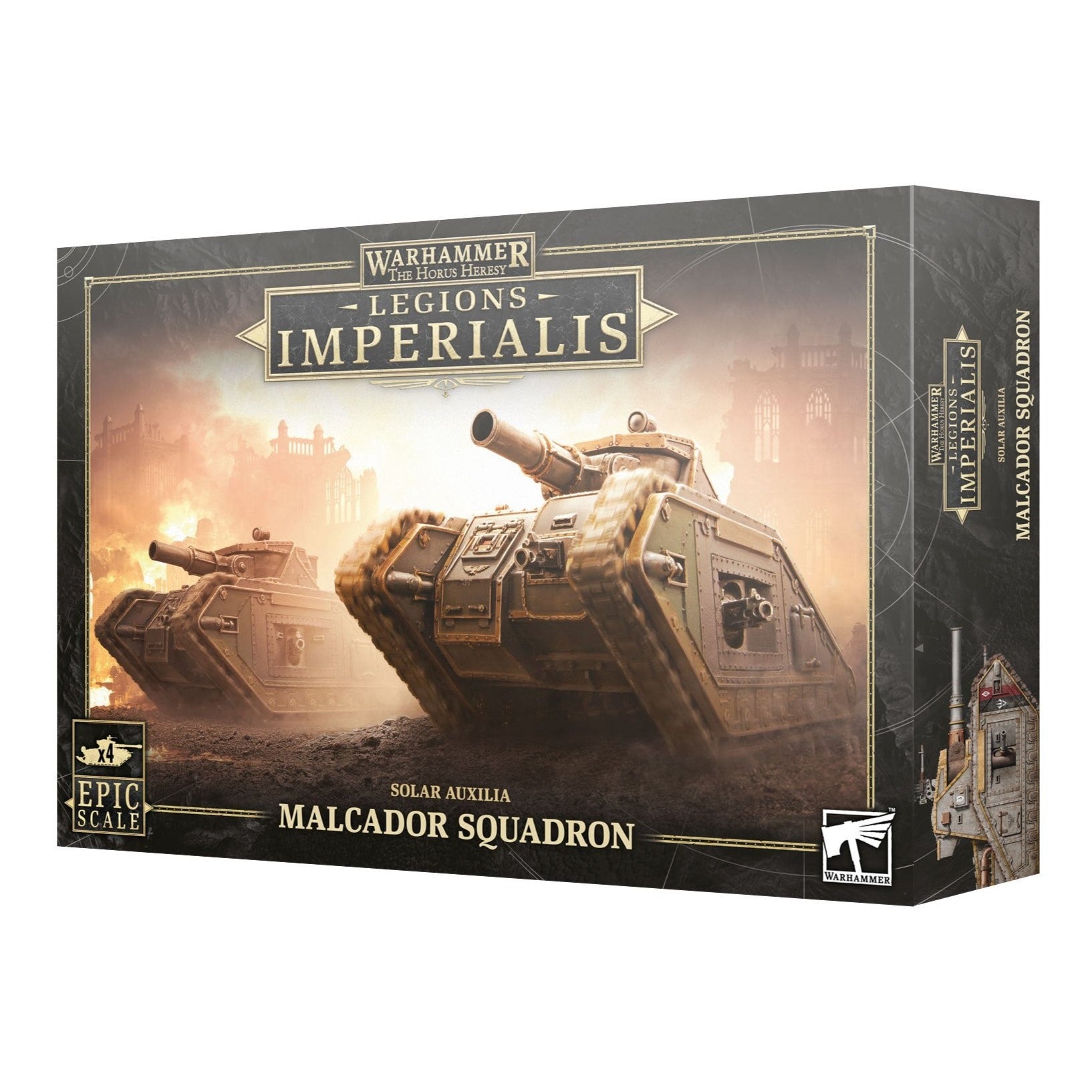 Legions Imperialis: Solar Auxilia Malcador Squadron - Release Date 18/5/24 - Loaded Dice