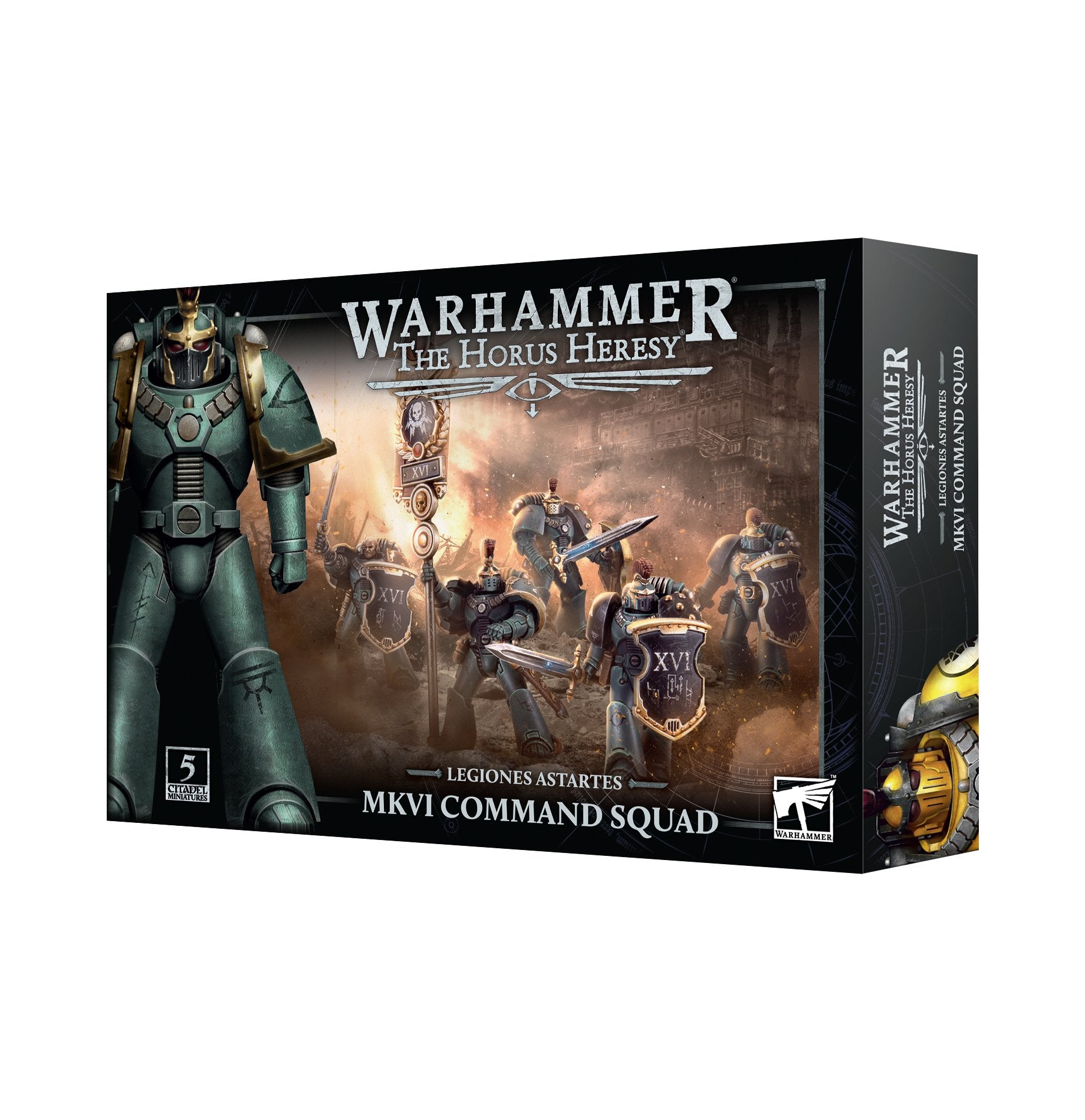 Horus Heresy: Legiones Astartes MKVI Command Squad - Release Date 29/6/24 - Loaded Dice