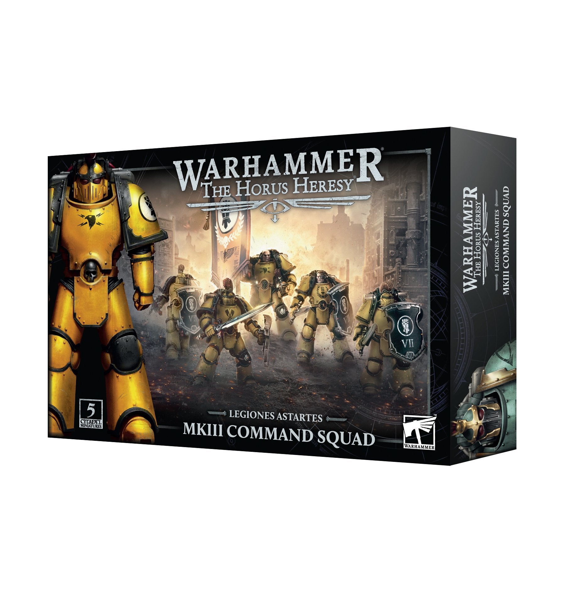 Horus Heresy: Legiones Astartes MKIII Command Squad - Release Date 29/6/24 - Loaded Dice