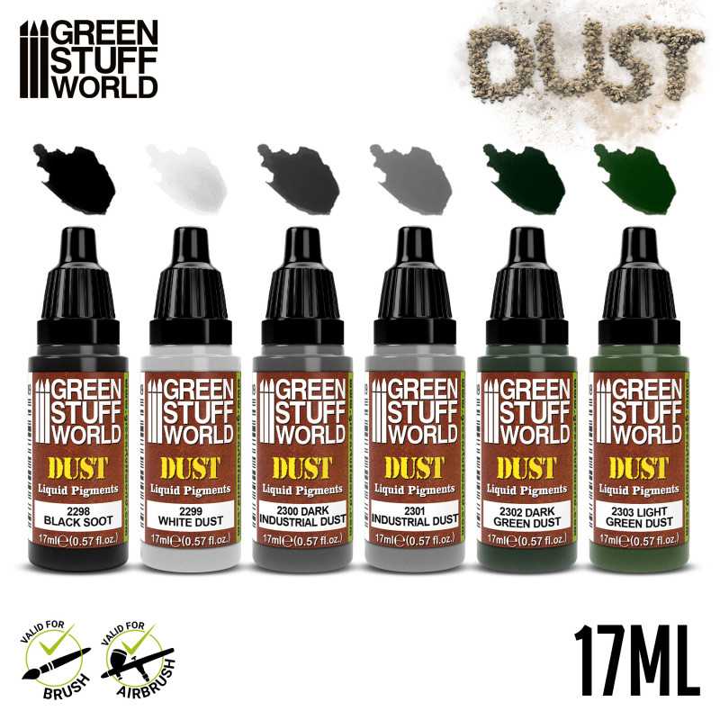 Green Stuff World Liquid Pigments Set - Dust - Loaded Dice