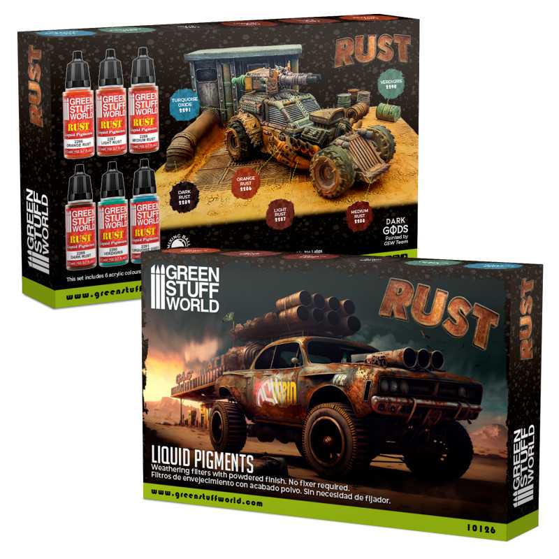 Green Stuff World Liquid Pigments Set - Rust - Loaded Dice