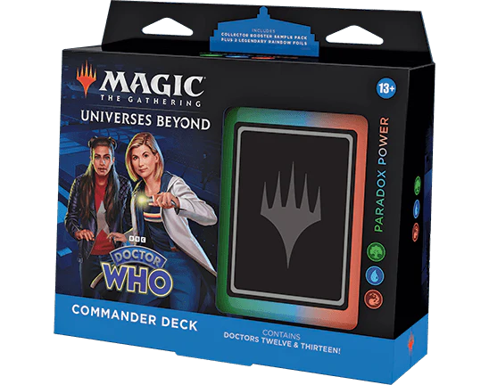 Magic: The Gathering - Universes Beyond: Doctor Who Commander Deck - Release Date 13/10/23 - Loaded Dice Barry Vale of Glamorgan CF64 3HD