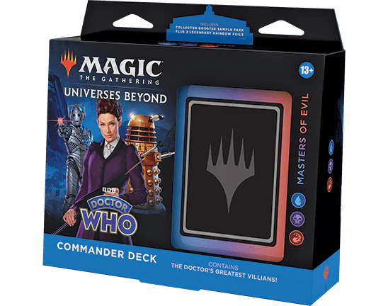 Magic: The Gathering - Universes Beyond: Doctor Who Commander Deck - Release Date 13/10/23 - Loaded Dice Barry Vale of Glamorgan CF64 3HD