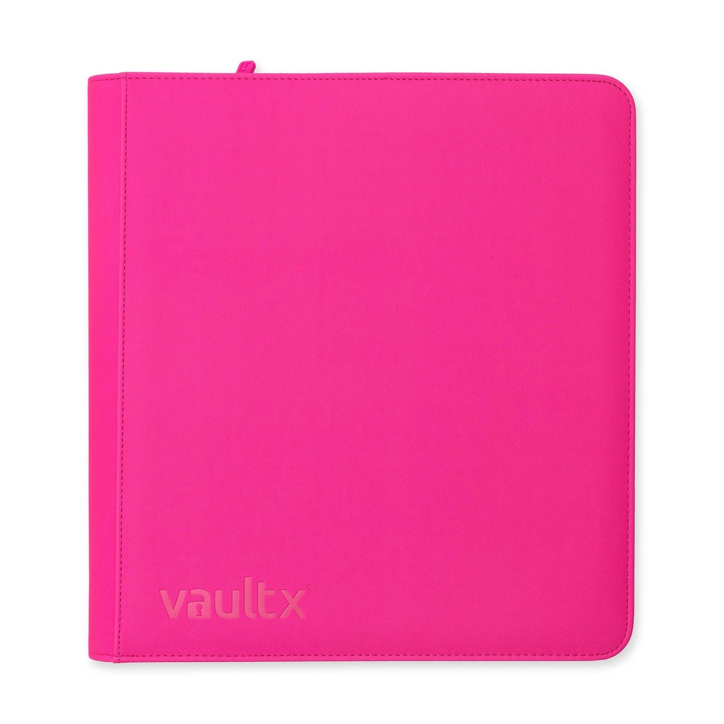 Neon 12-Pocket Exo-Tec® Zip Binder - Pink / Green