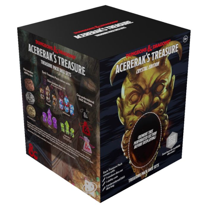 Acererak's Treasure Pack Crystal Edition - Dungeons and Dragons by Sirius Dice - Release Date 2/7/24 - Loaded Dice